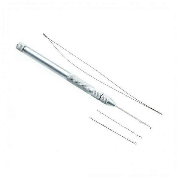 3X Micro Nano Ring Wooden Handle Hook Loop Needle Tool Kit Pro Hair Extensions