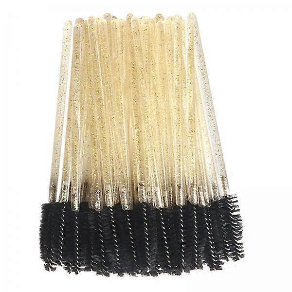 3-4pack 50Pcs Disposable Wands Eyelash Brushes Makeup Eyelash Extension