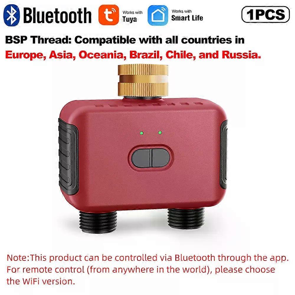 WIFI 2-Zone Watering Timer Smart Garden Automatic Irrigation System Drip Sprinkler Controller Valve Tuya Smart life