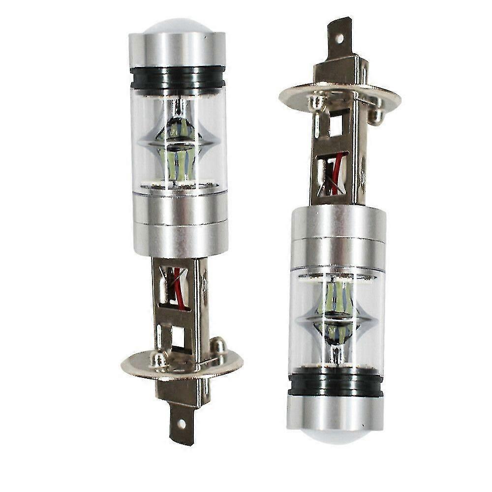 New H1 Led Foglights Conversion Kit Bulbs High Low Beam 100w 6000k Super White 3000k Auto Driving Headlight High Low 12v 24v