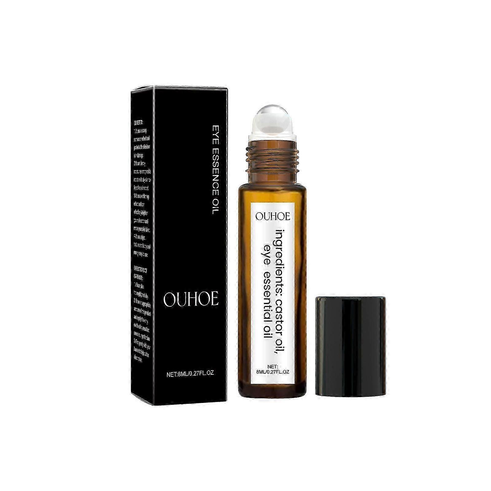 Time Eraser Roller Ball Castor Oil, Time Eraser Rollerball for Eyes, Castor Oil Frankincense Rollerball, Rollerball Castor Oil
