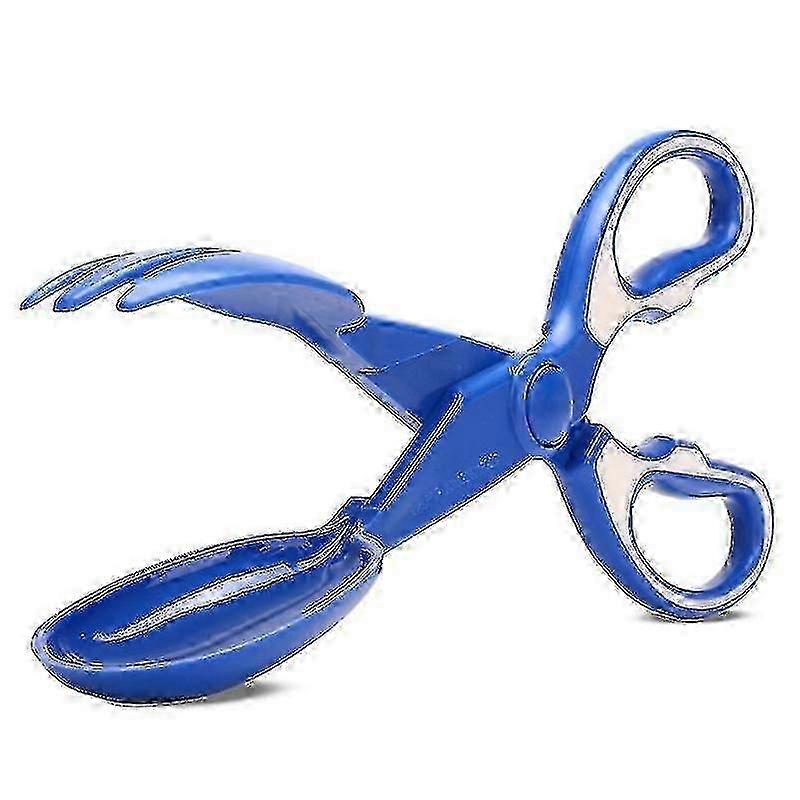 ポータブル犬用うんちスクーパーシザークランプ(1個、ブルー)