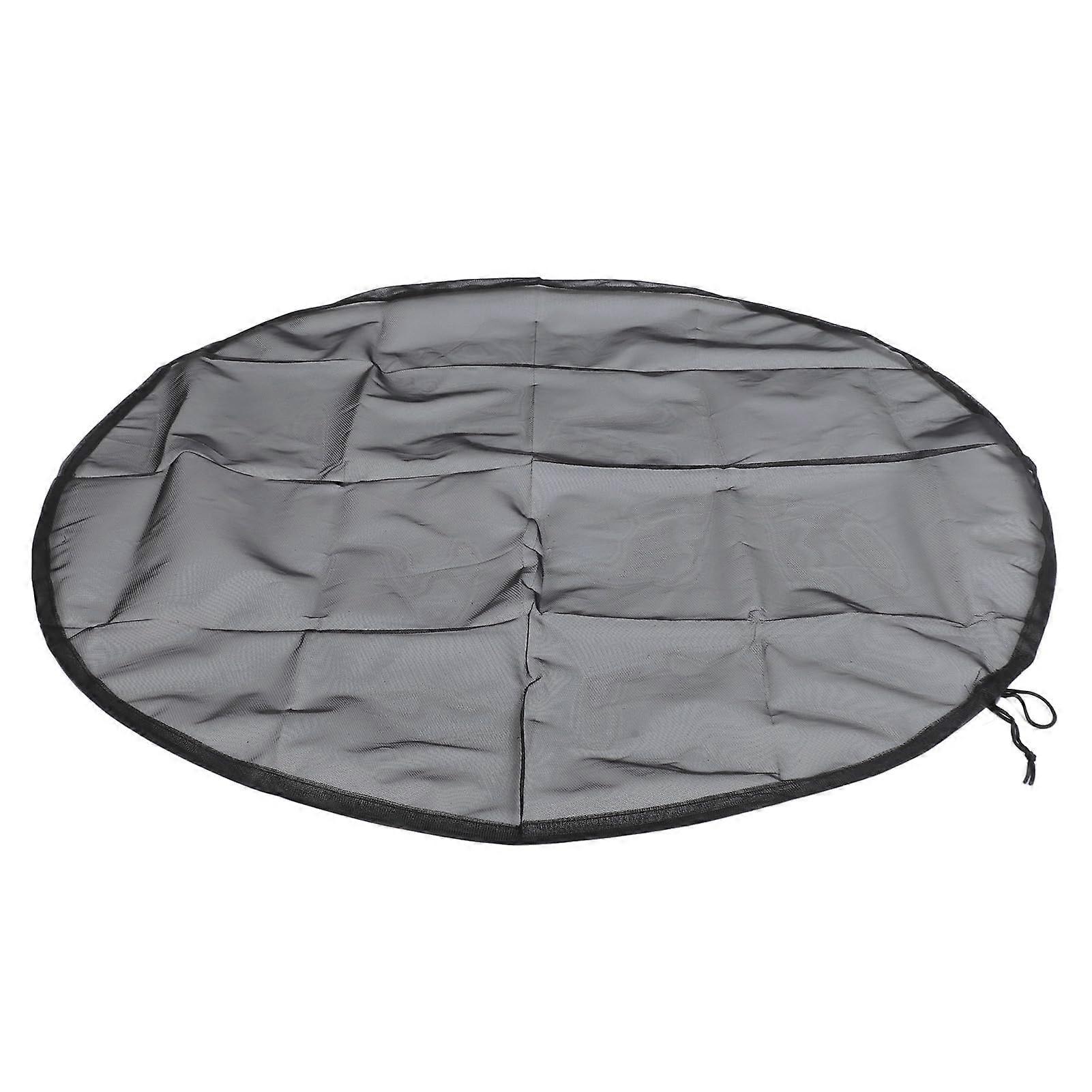 Water Butt Net Cover 4 Pack Drawstring 37.4 Inch Water Catcher Net Screen Protector