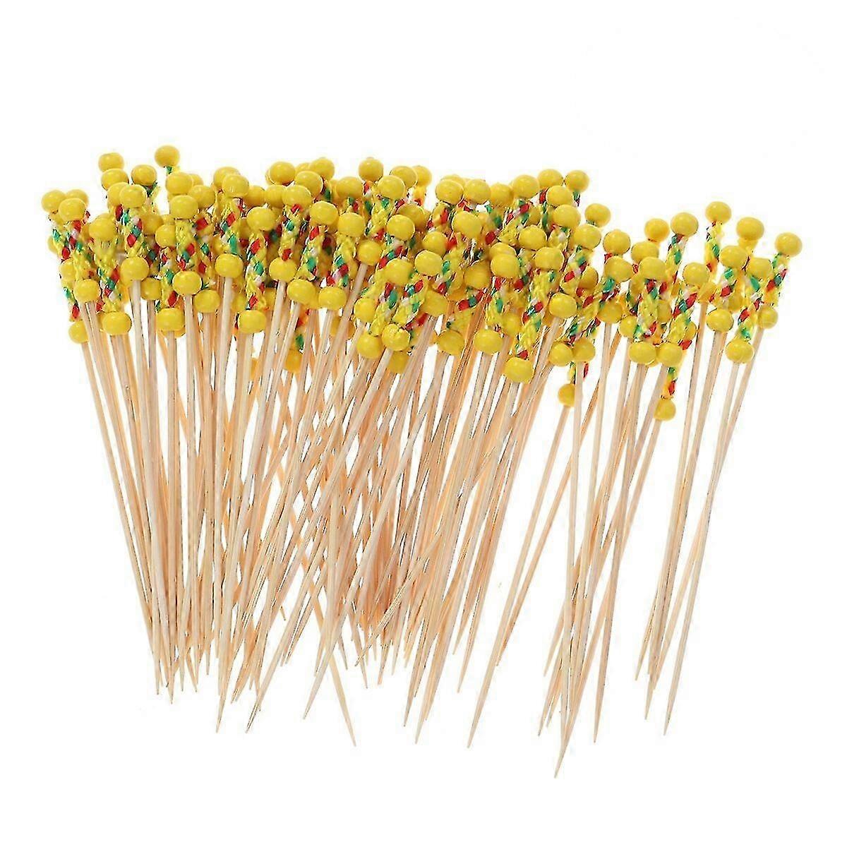 Food Picks Cocktail Fruit Appetizer Drink Picks Sticks Disposable Wood Toothpicks Party Supplies Abo