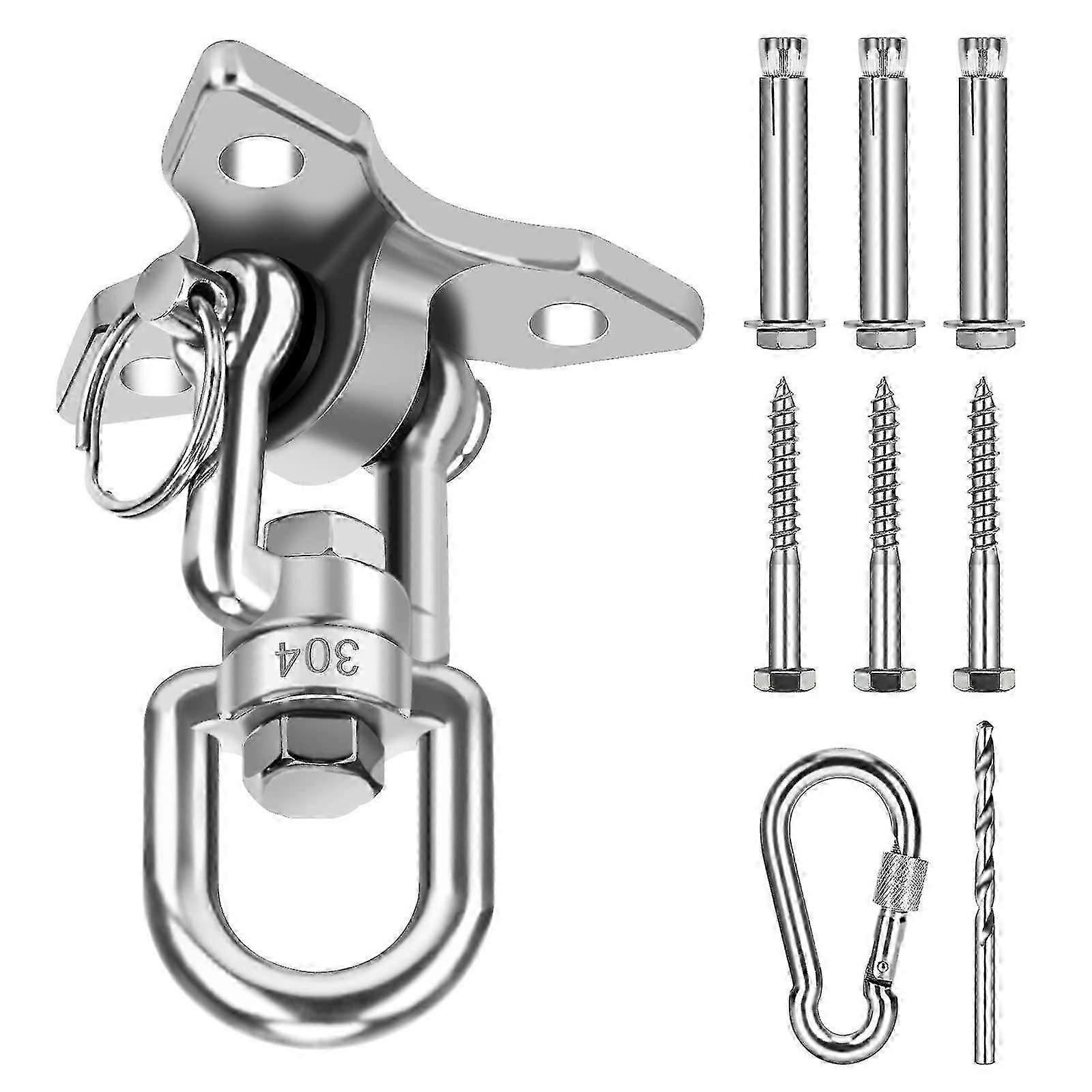 سقف هوك شنقا كرسي 360 قطب هوك ، الفولاذ المقاوم للصدأ قوس في الهواء الطلق تصل إلى 500 كجم لتحديد السقف أرجوحة معلقة