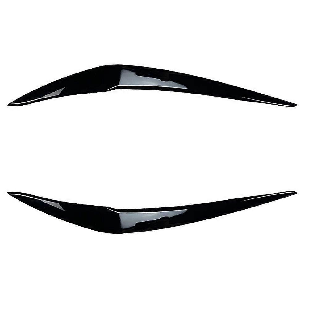 Glossy Black Headlights Eyelids Cover for-BMW 1 Series F20 118I 15-19