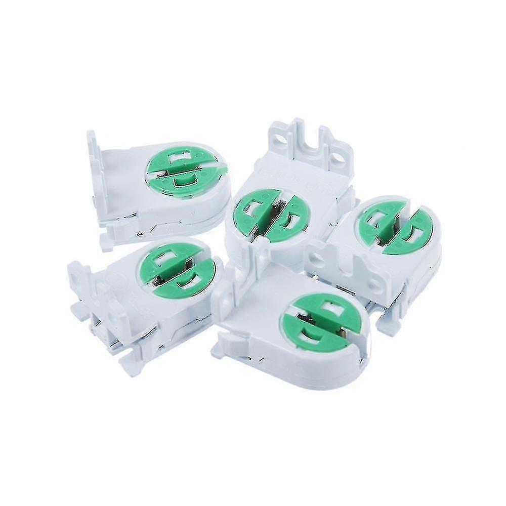5pcs Dual Terminals T5 Fluorescent Tube Lamp Holder Socket