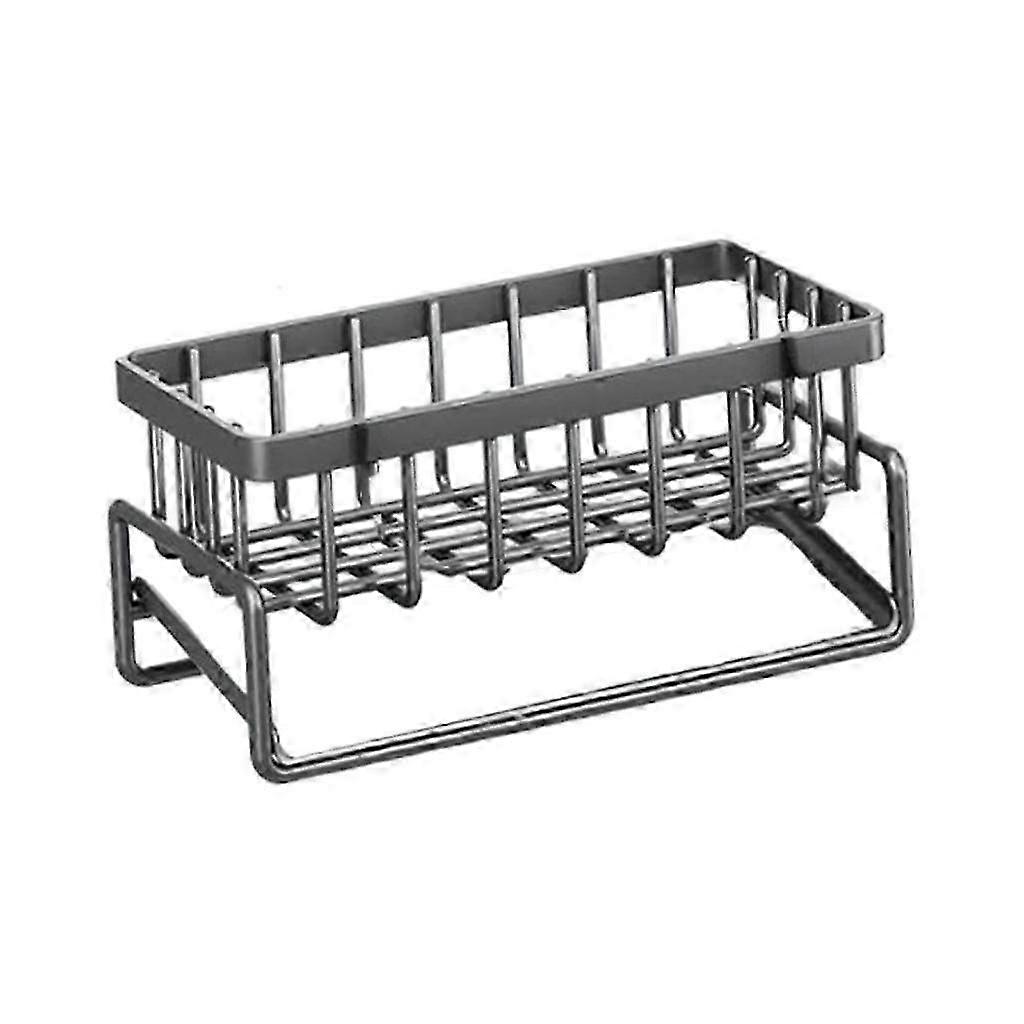 Sponge Holder Dish Drying Rack Tray for Home Washroom and Kitchen Use, Perfect for Towel and Gadget Organization