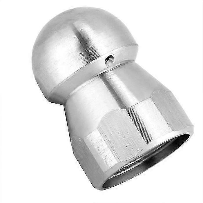 High-Pressure Washer Drain Hose Cleaning Nozzle, 3/8' Jet Nozzle for Effective Sewer Cleaning Solutions