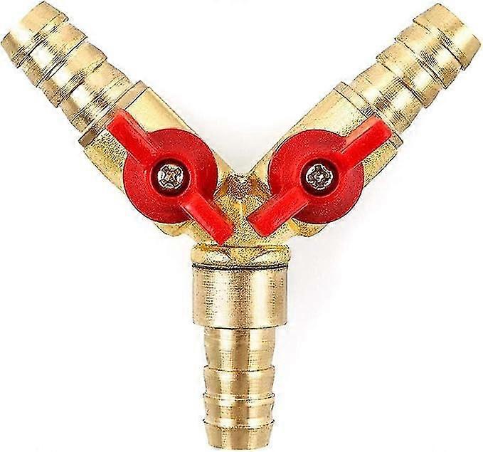 3ウェイダイバータホースコネクタ真鍮亜鉛合金10mm 1個