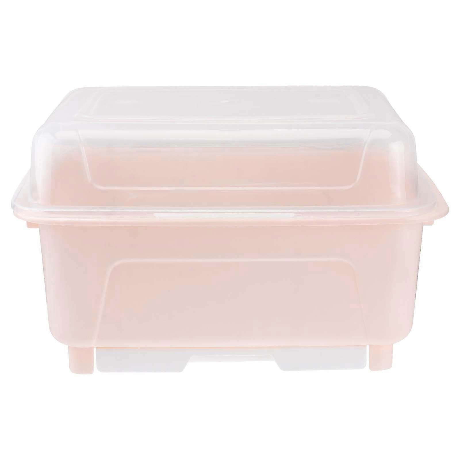 Chopsticks and Bowl Storage Box with Draining Rack Kitchen Tableware Organizer