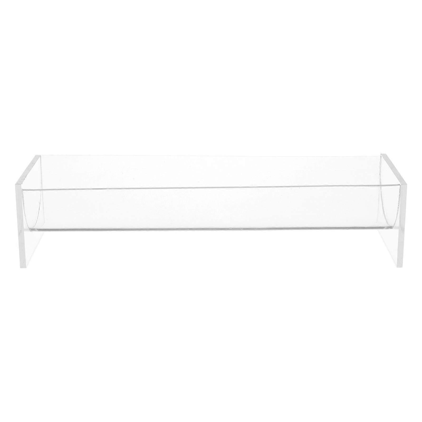 Clear Acrylic Macaron Display Tray – Transparent Dessert Serving Tray for Cookies, Crackers, Cafes, Parties, and Family Gatherings – Easy to Clean