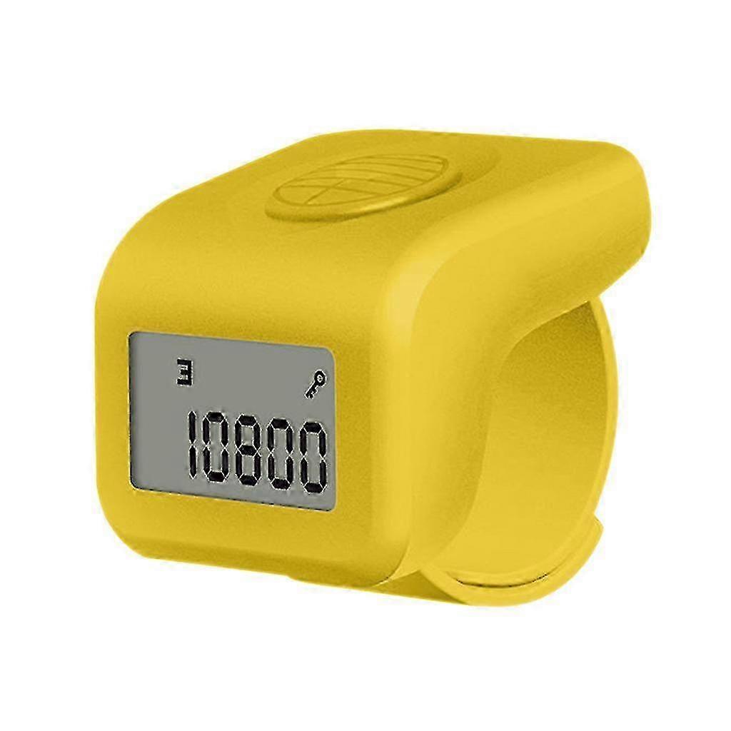 Handheld Buddha Beads Counter Durable Electronic Beads Number Calculator Yellow