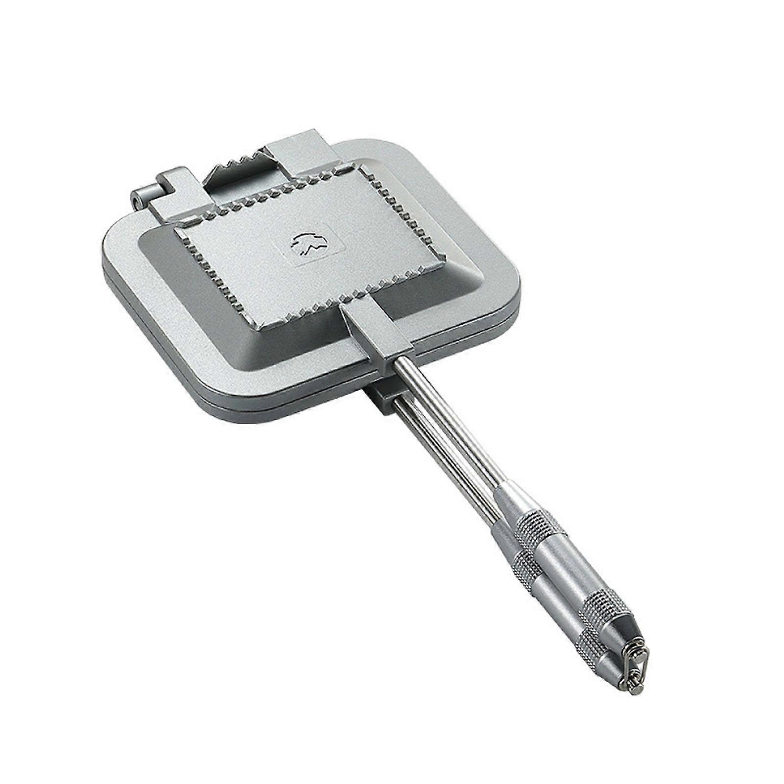 Outdoor Detachable Handle Muffin Sandwich Baking Pan Multifunctional Camping Picnic Breakfast Clamp Tray Dual-Sides Sandwich Baking Machine