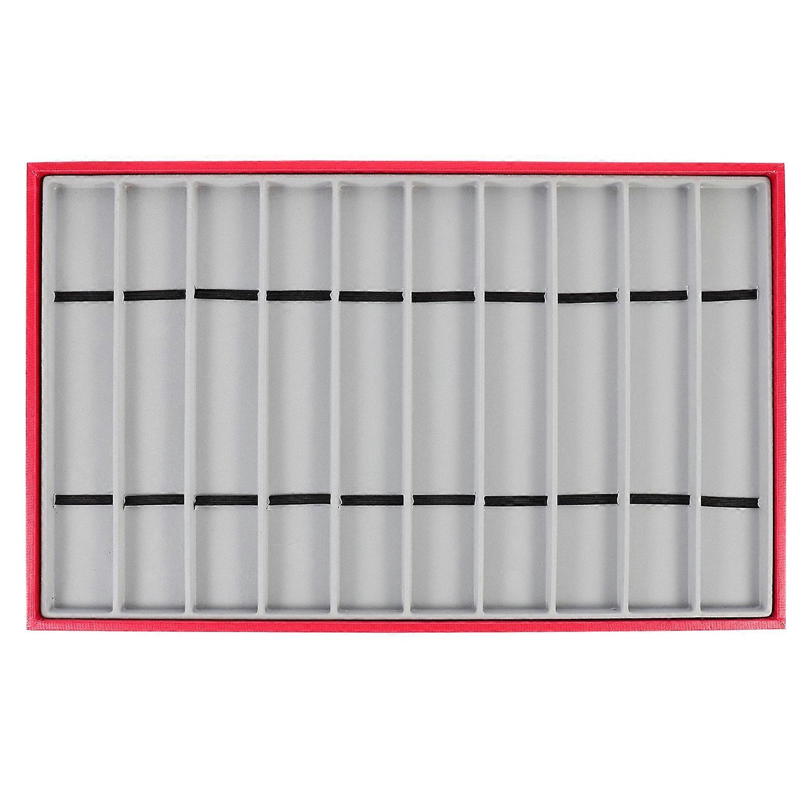 10 Slots Watch Display Tray Wristwatch Necklace Display Showcase Display Stand