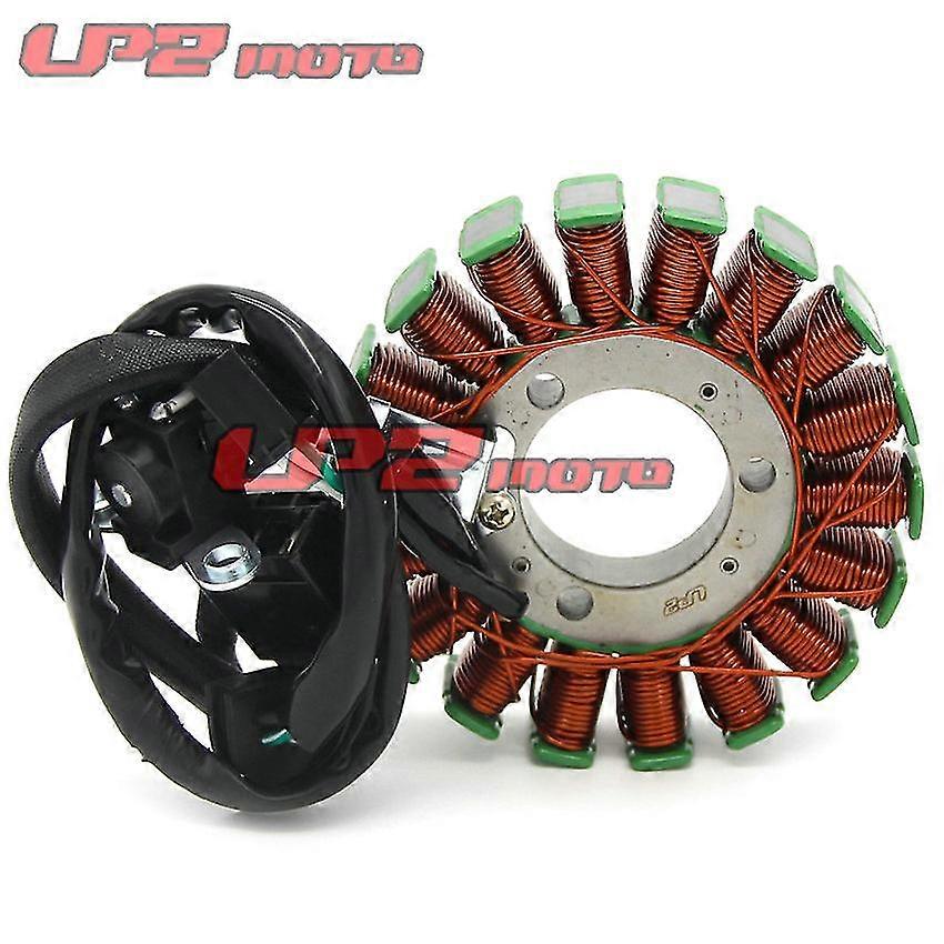 Suitable for certain motorcycle models, this electromagnetic motor coil stator is compatible with Kawasaki Ninja EX250 and Ninja300 from 201