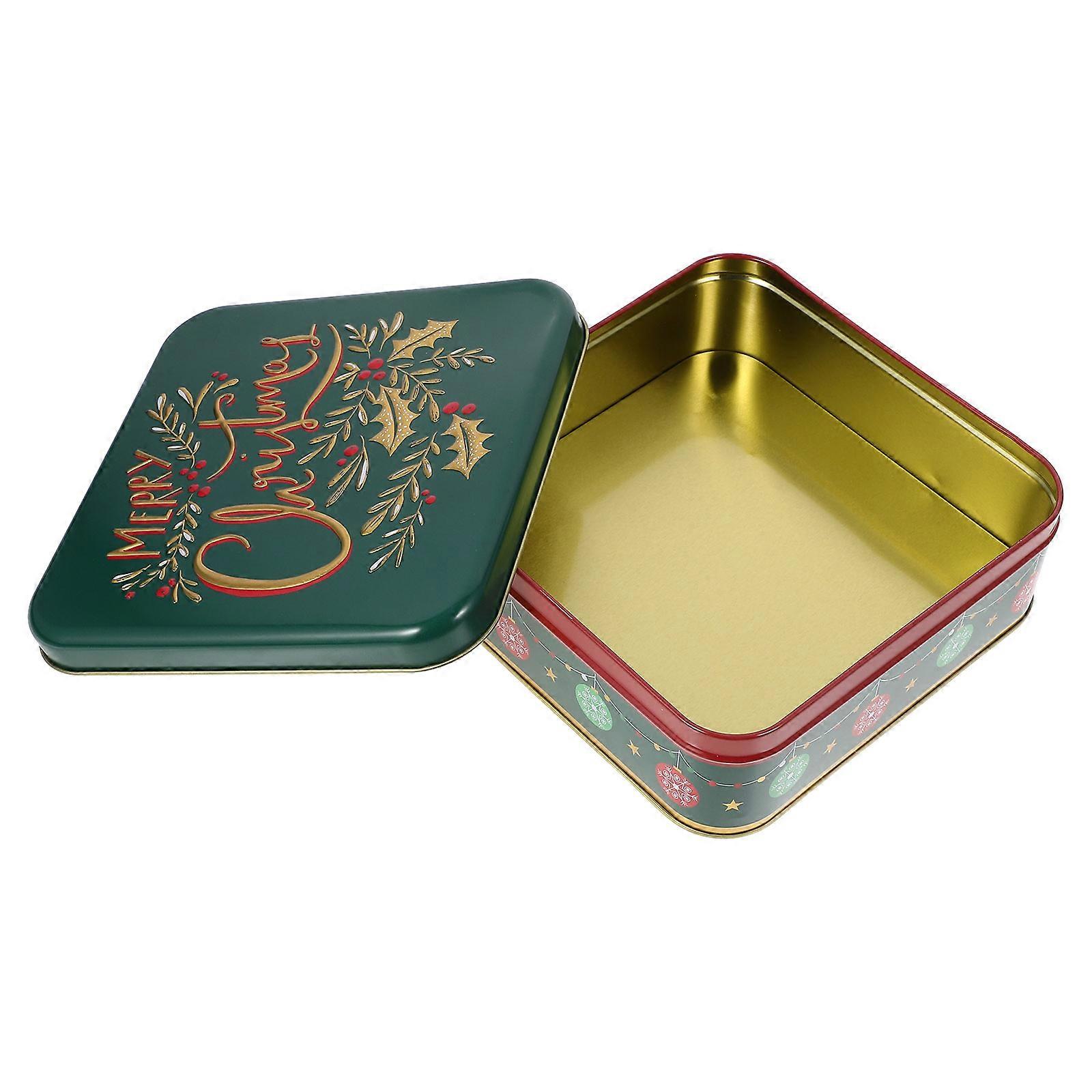 Decorative Cookie Tin for Gifting, Stylish and Functional, Holds Various Snacks Securely