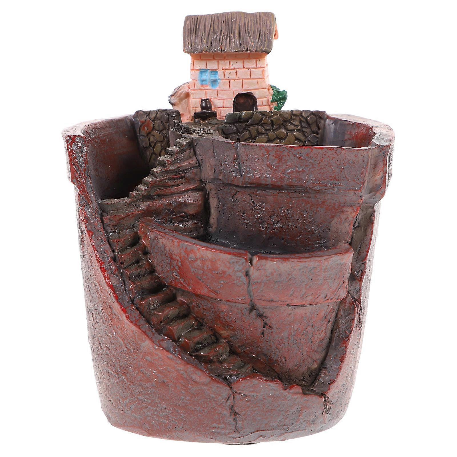 Elegant Resin Planters, Artistic Form for Home and Office Decorations, Practical Planter