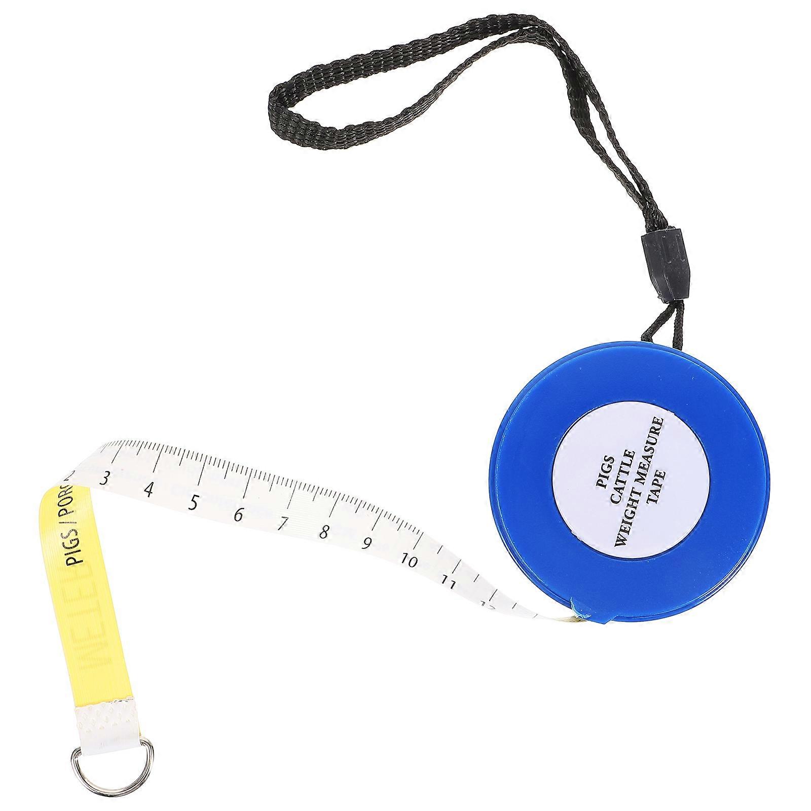 Portable 2.5m Livestock Measuring Tape for Accurate Height and Weight Measurement of Horses, Goats, Cattle, and Pigs – Durable and Tear Resistant