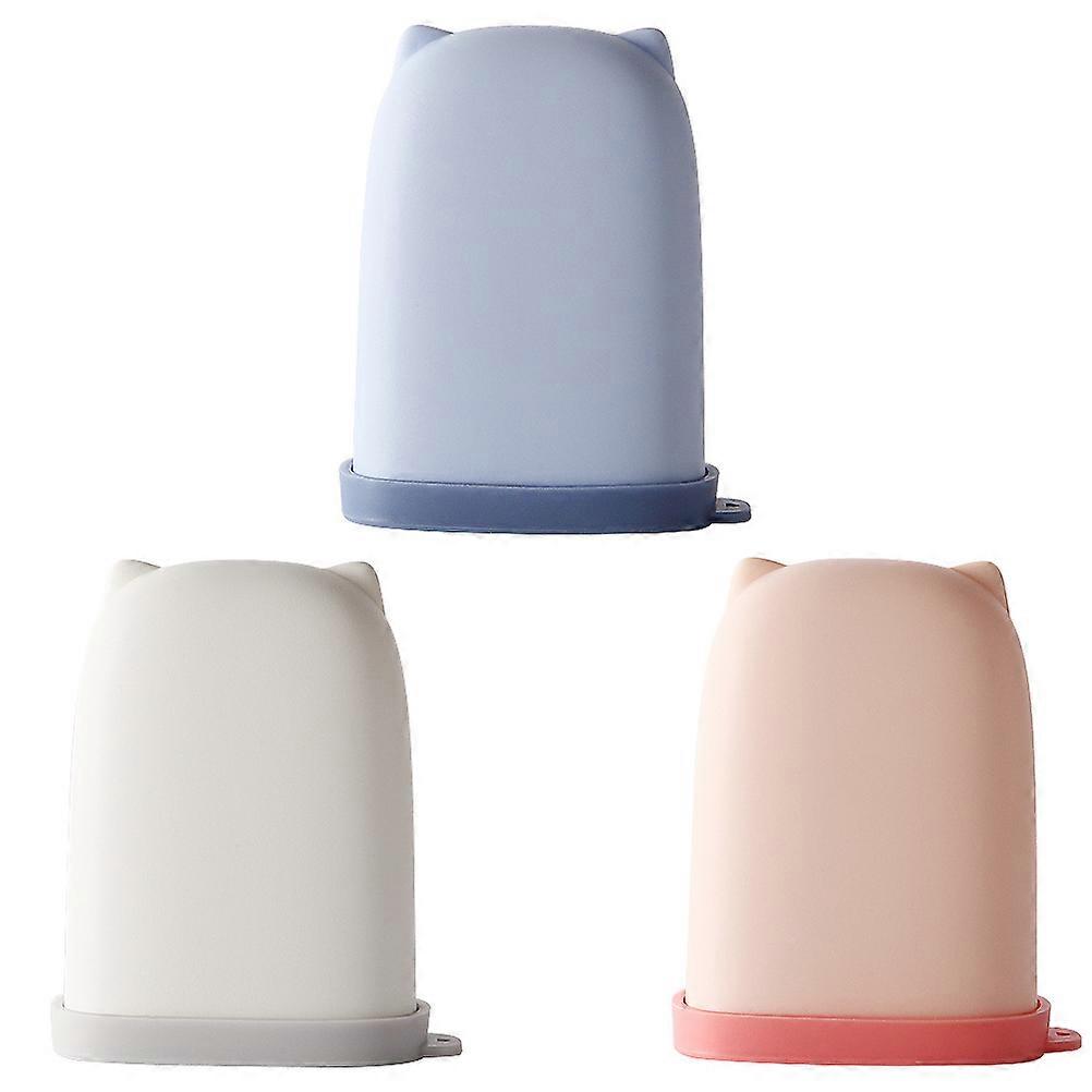 Soap Storage Holder Portable Travel Soap Case Assorted Color 8X3X10.5CM Waterproof Sealed Storage 3Pcs