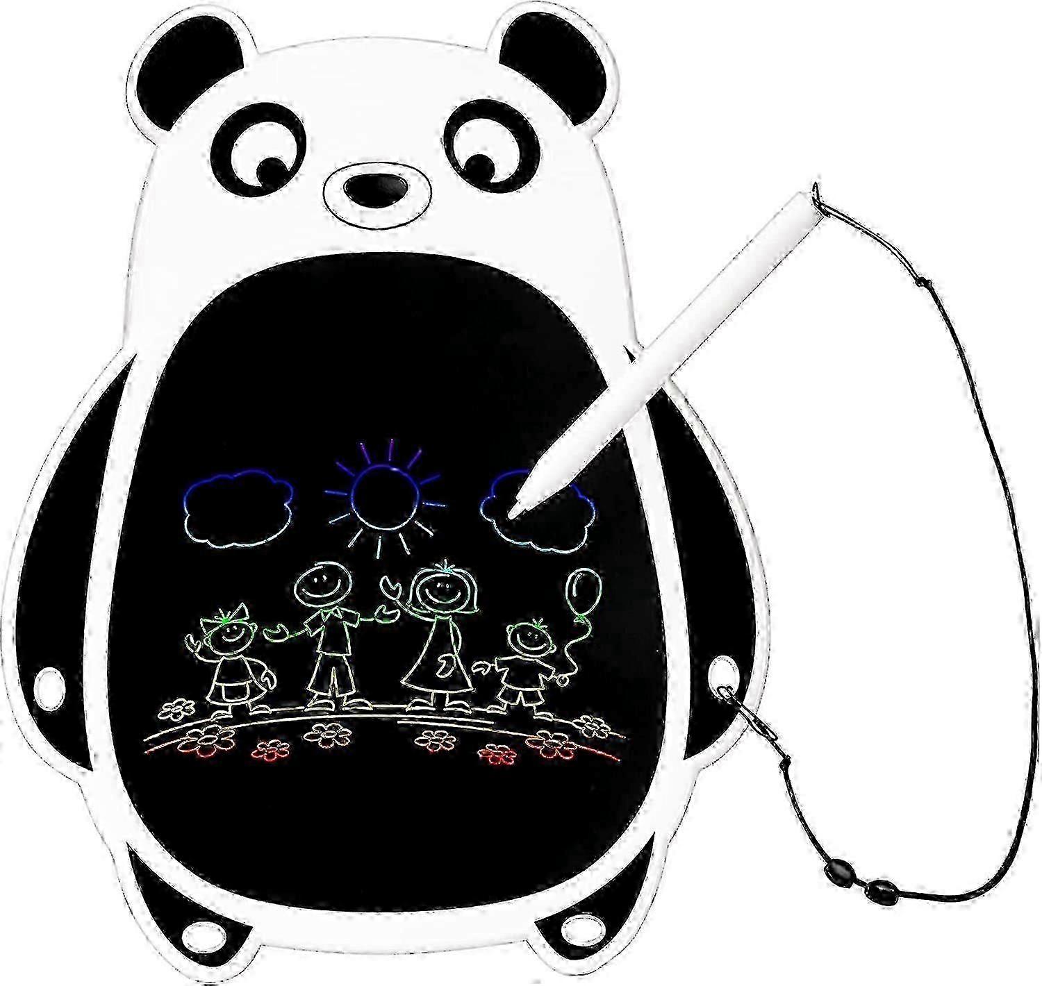 2025 Kinder LCD Zeichentablett 8,5" Magic Slate Schreibtafel für Kinder & Erwachsene (Weißer Panda)