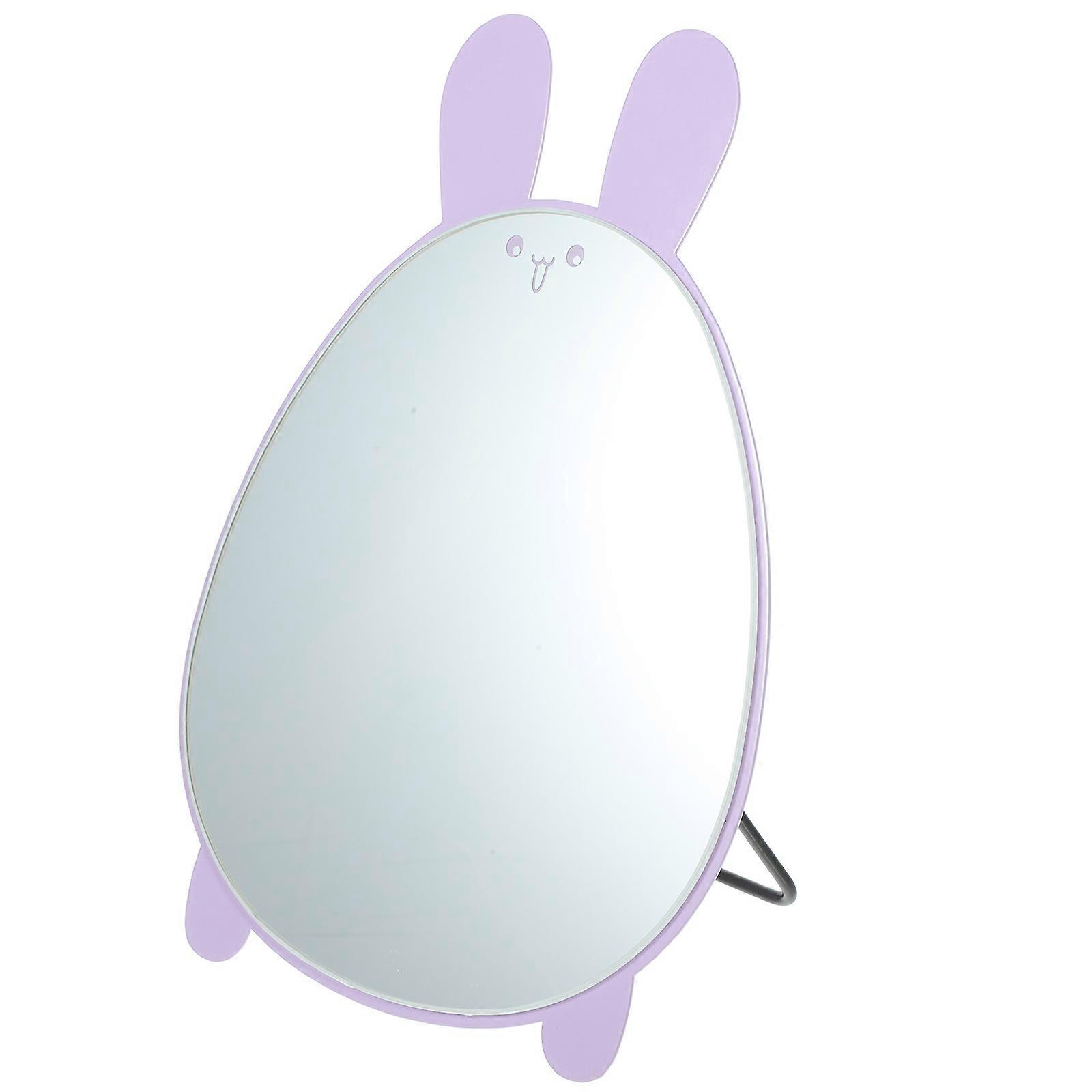 Folding Cartoon Makeup Mirror, Durable Aesthetic Table Mirror for Home, Dorm, Travel – Portable & Convenient Design for Makeup Artists