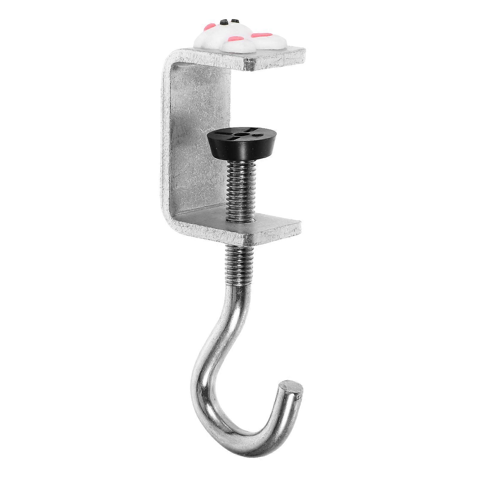 Clamp-On Bag Hook for Table Desk Mount Hook for Backpack Hanging Headphones Cute Design Quick Installation 3Pcs