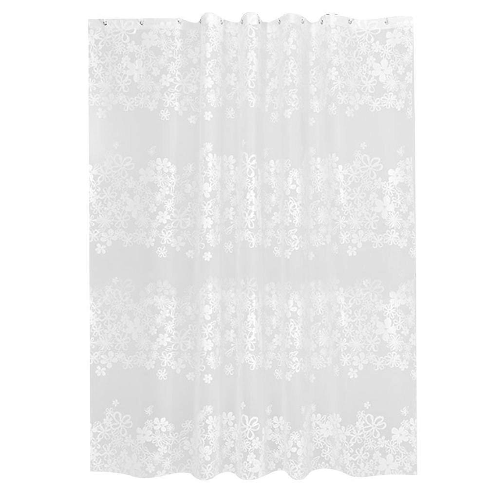 Bathroom Shower Curtain Waterproof European Style Mouldproof Privacy Protection Square Assorted Color 180x200cm 1Set