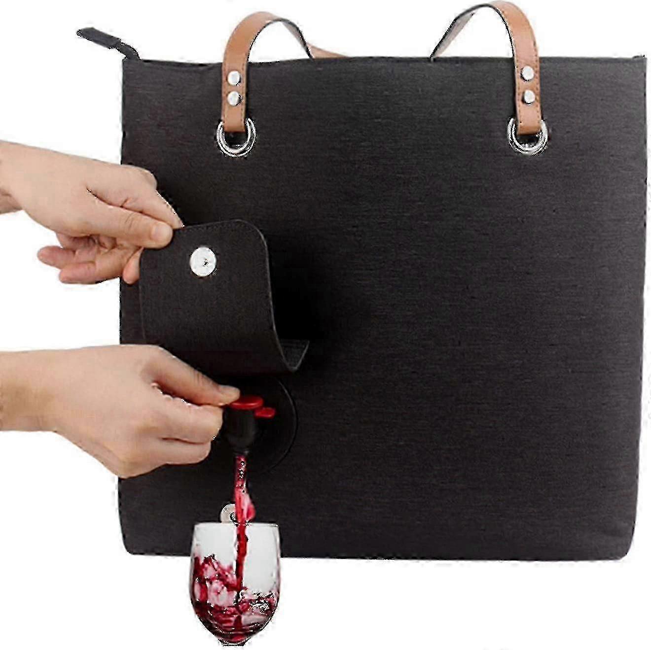Drink Dispenser Wine Tote for Picnic Camping