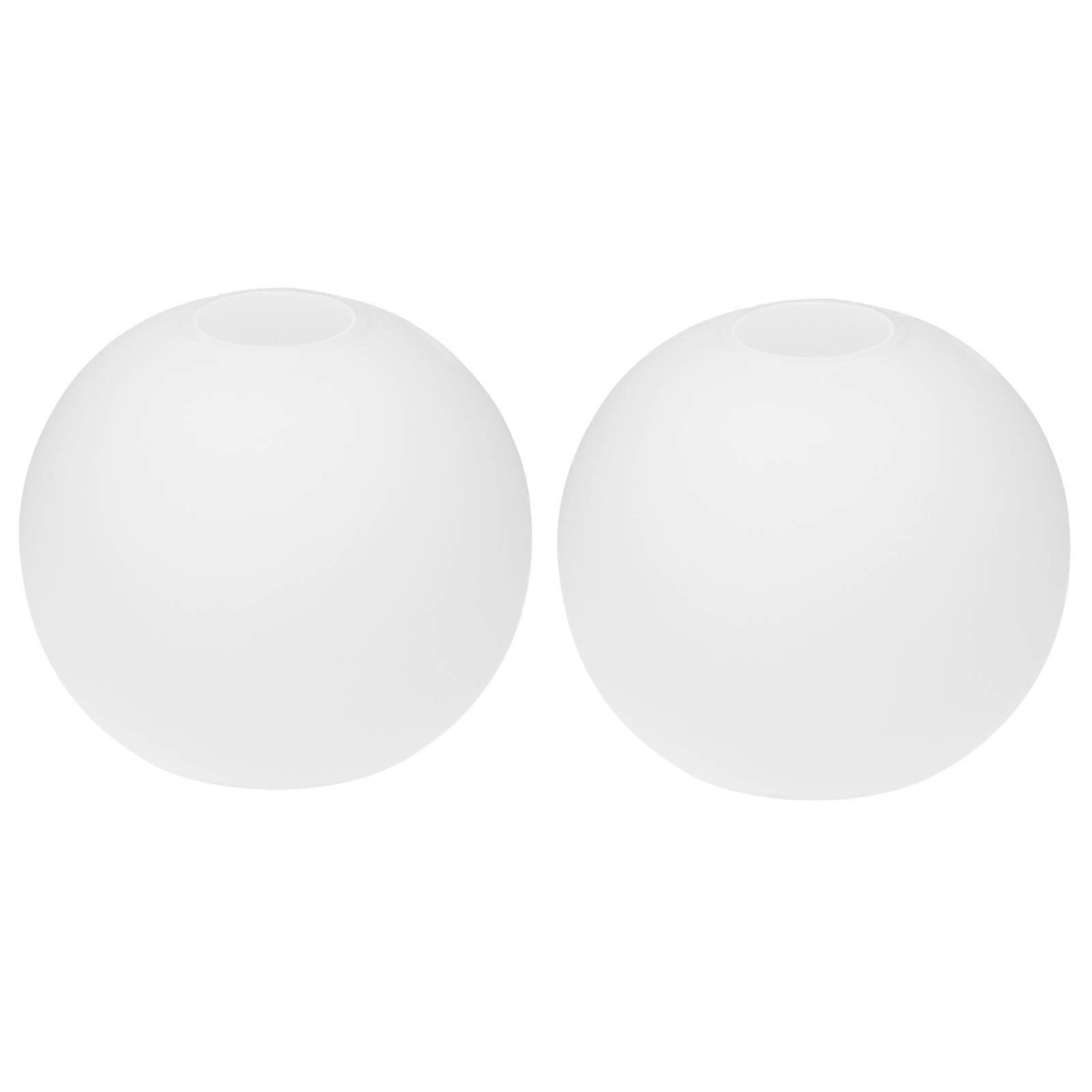 Frosted Glass Round Lamp Shade 2pcs Set Elegant Light Cover for Table Lamps, Durable and Easy to Use, Suitable for Home Decoration and Various