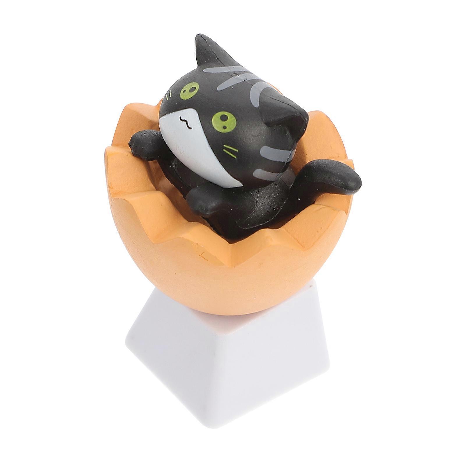 Cat Eggshell Keycaps Unique Mechanical Keyboard Caps with Creative Color Design for Gaming & Personalization