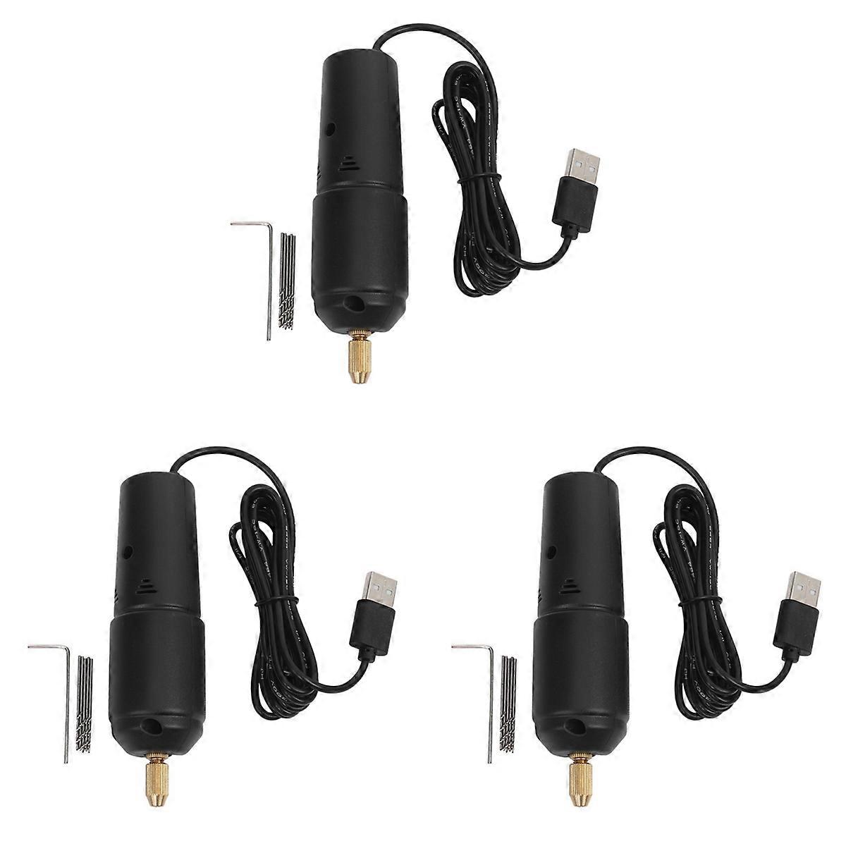 Jewelry Tools Mini Electric Drill Handheld with 5 Drill Bits