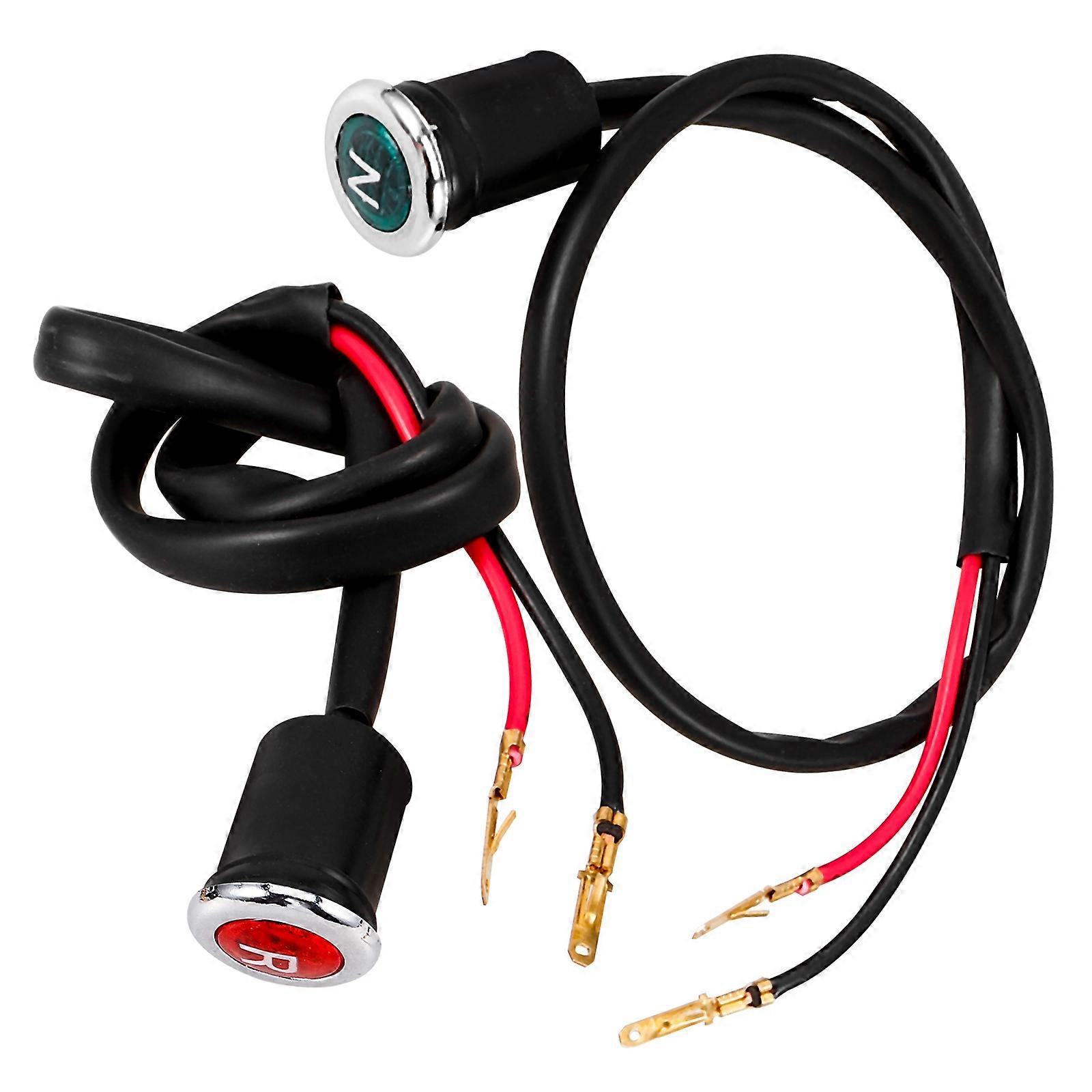 Gear Shift Indicator Light For Atv Riders Gear Position Indicator 48.00X2.00X1.00CM 1Pair