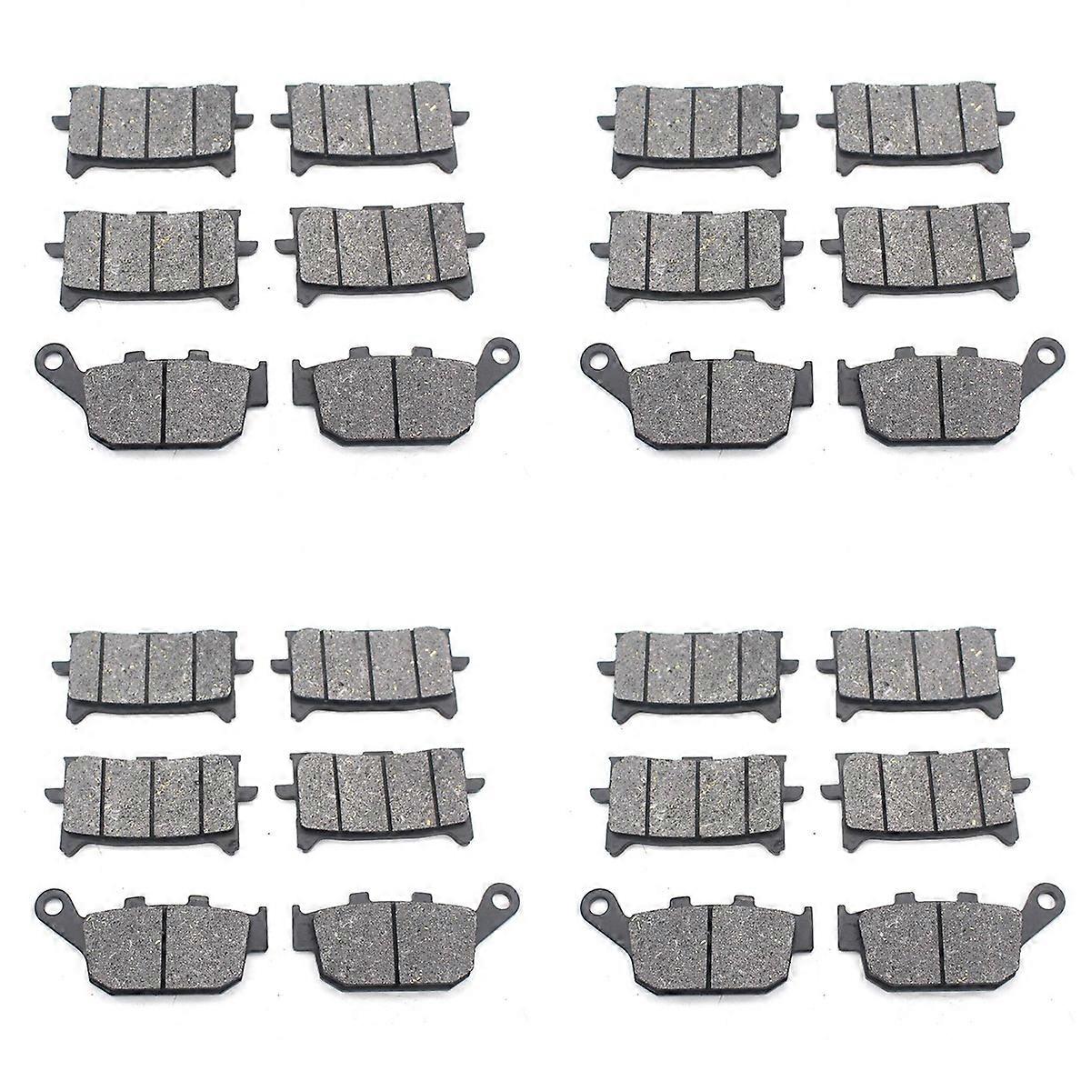 4X Motorcycle Front and Rear Brake Pads for XAdv 750 X-Adv ADV750 2017-2021 CBR650R CB650R 2019-2021