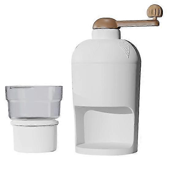 Manual Shaved Ice Machine Snow Cone Machine No Battery Required Sharp Blade Compact Size Detachable Portable Ice Crusher 2025