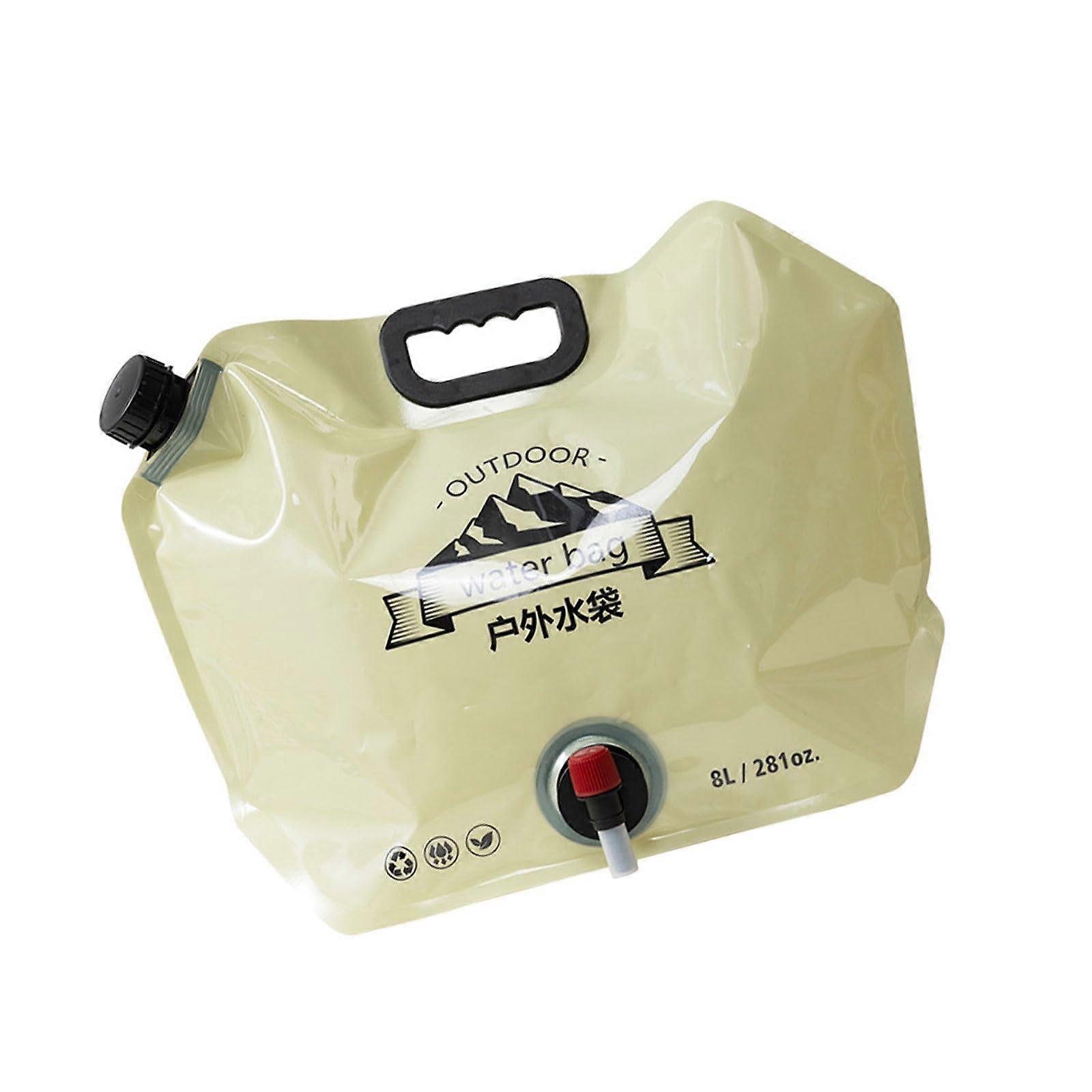 Durable Foldable Water Bladder For Hiking And Camping, Lightweight Collapsible Hydration Container