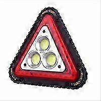 3LED Vehicle Emergency Signal Triangle Inspection Light in Red for Enhanced Safety and Visibility