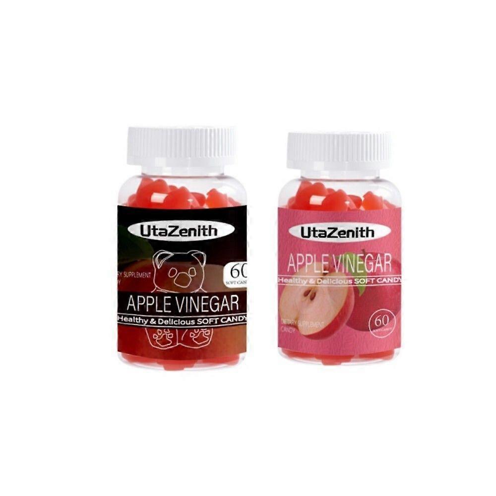 UtaZenith Apple Cider Vinegar Gummies (with Vitamin B12), Dietary Supplement, Combination Pack
