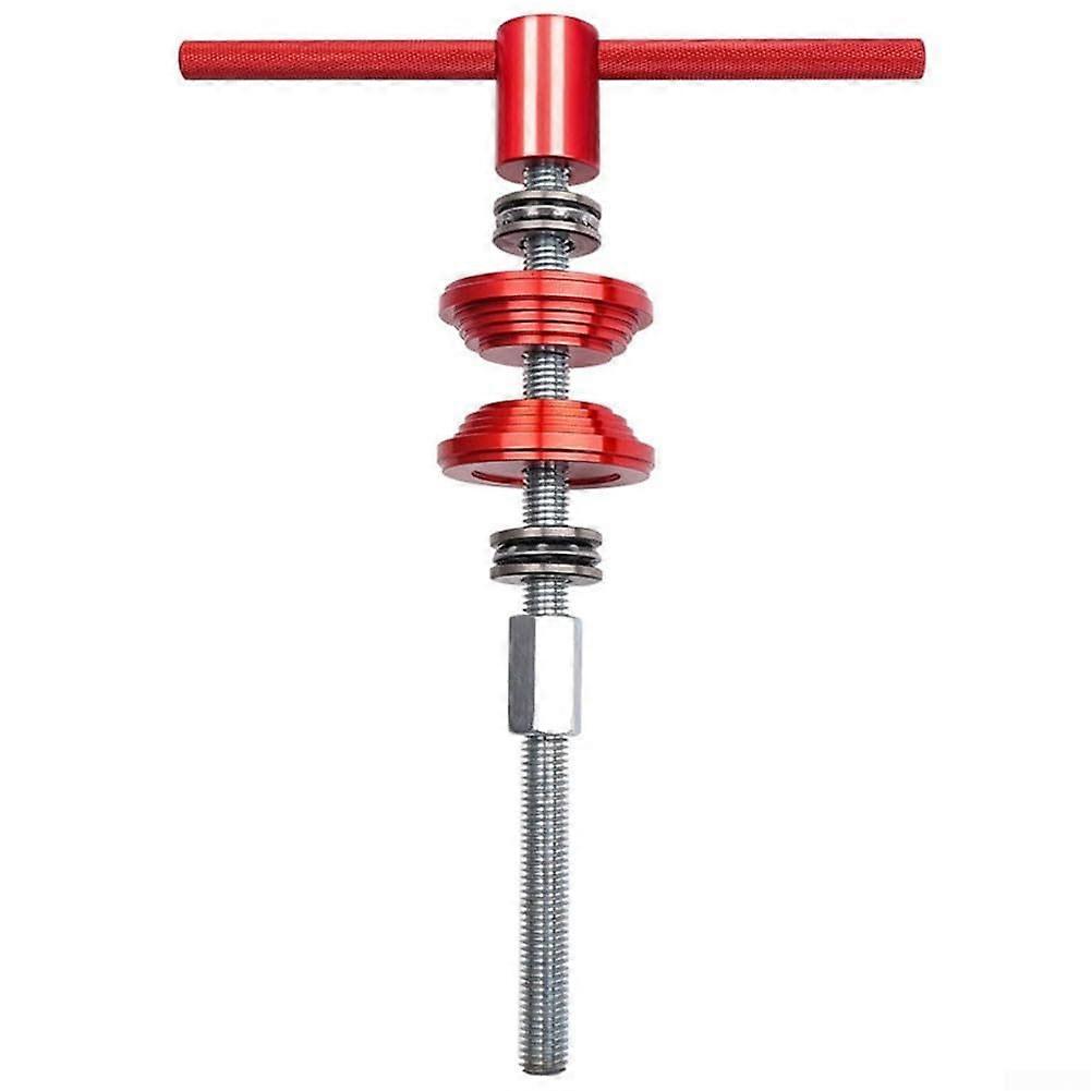 Bike Tool Bicycle Press Tool for Quick Headset and Bottom Bracket Adjustments for User Comfort and Efficiency (Red)