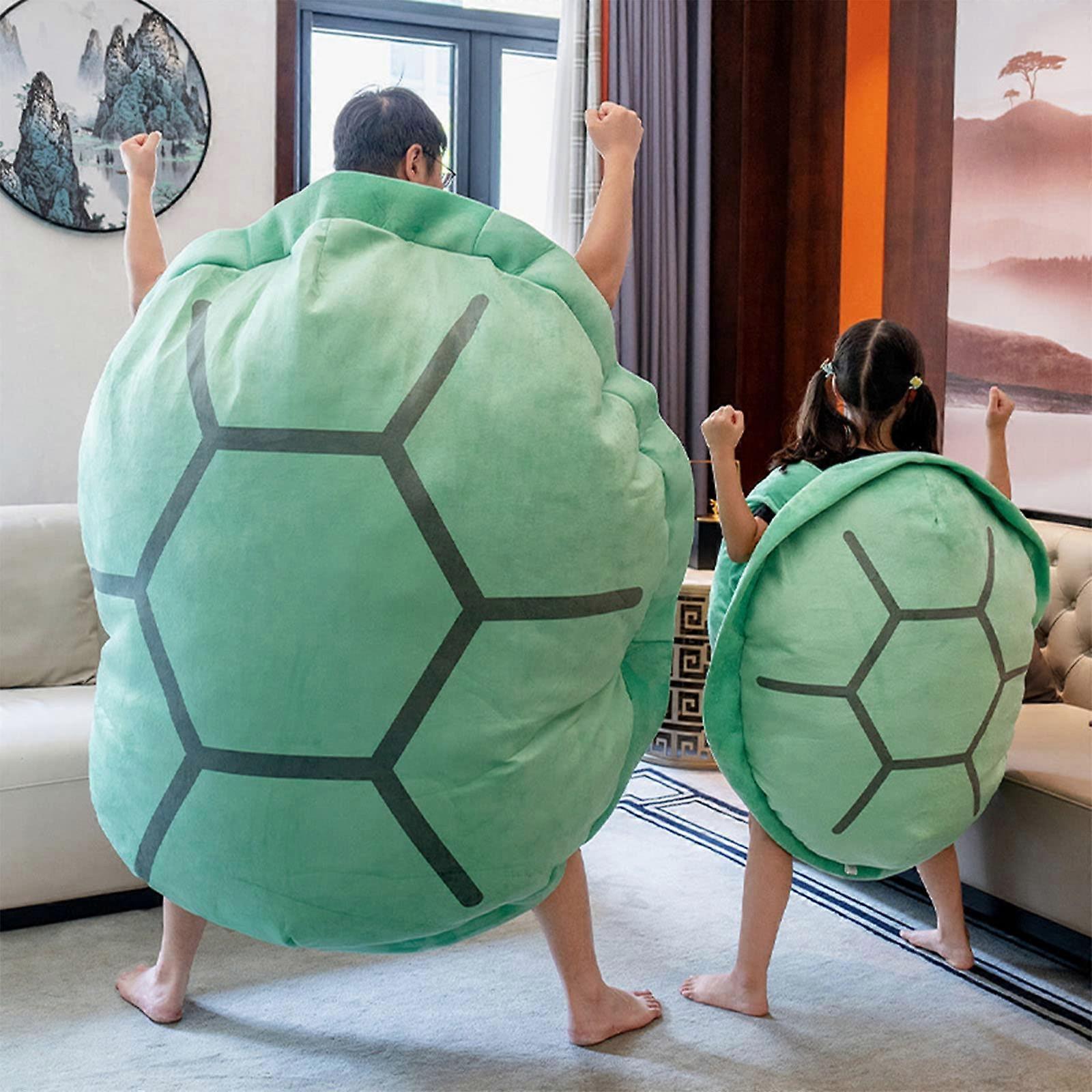 Turtle Pillow, Turtle Cushion for Dressing, Giant Wearable Turtle Shell Pillow (60 cm)