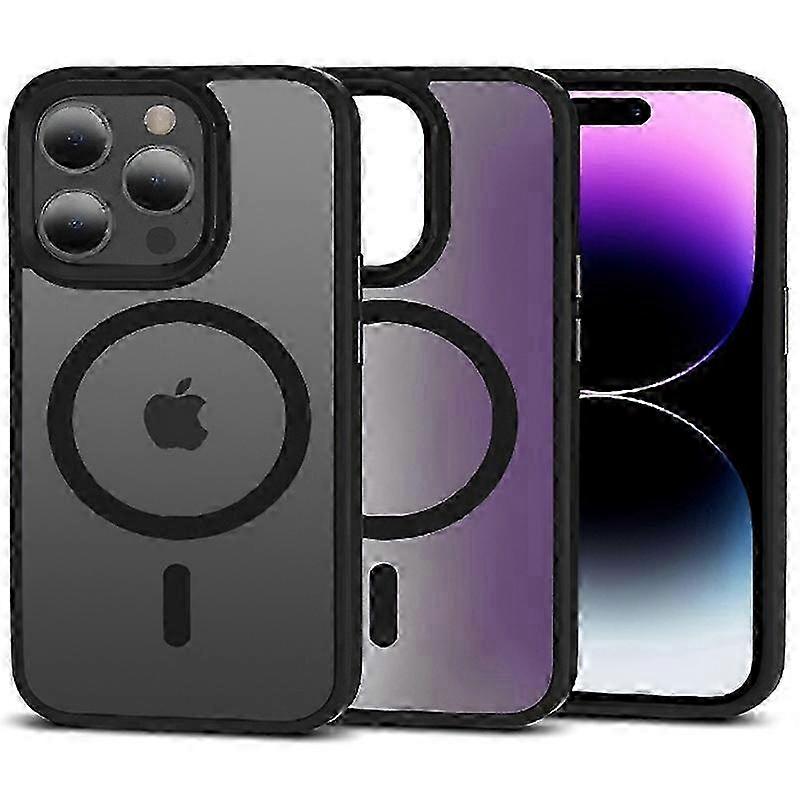 TPU+PC Magnetic Phone Case Compatible with Certain Models of iPhone