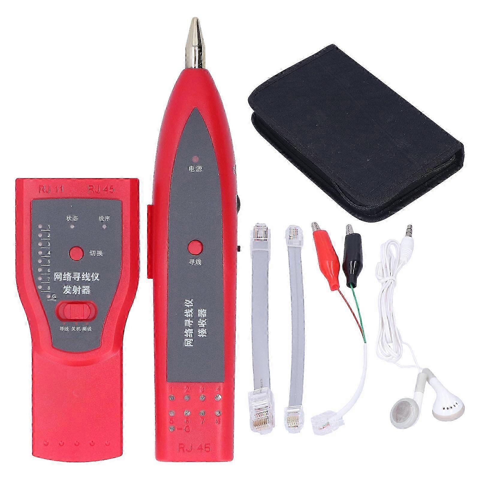 TF ?008P Testeur de câble anti-brûlure multifonctionnel POE pour utilisation téléphonique