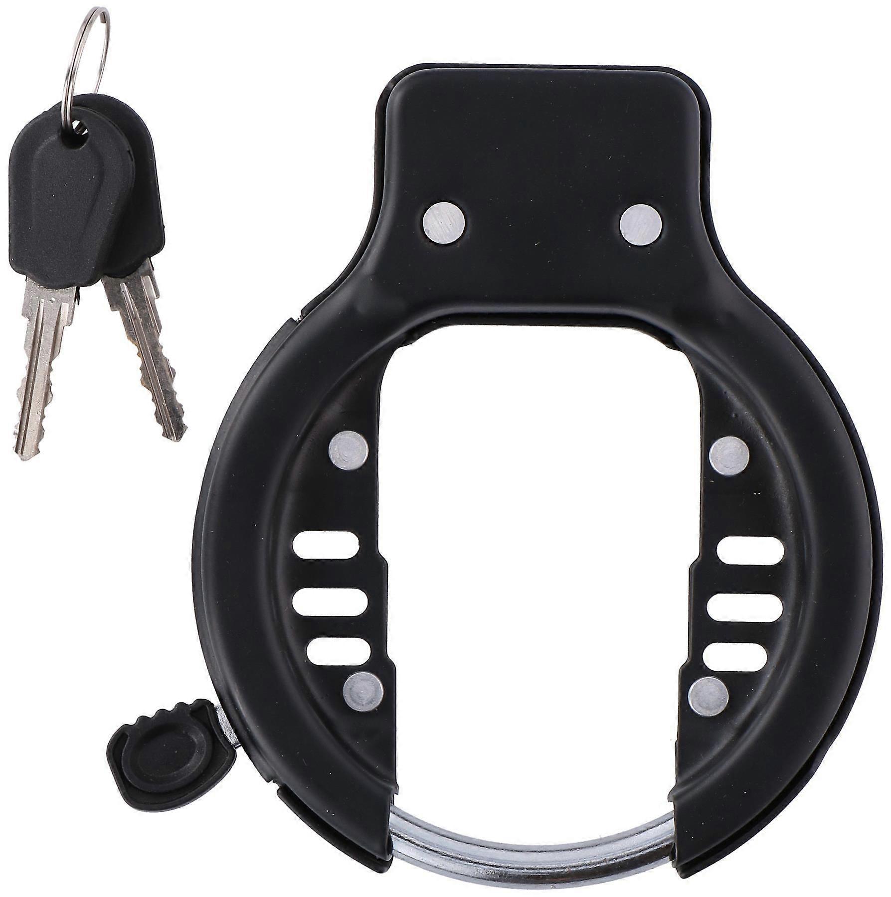 Bicycle lock frame lock ring lock bicycle 2 keys 15x13x2cm