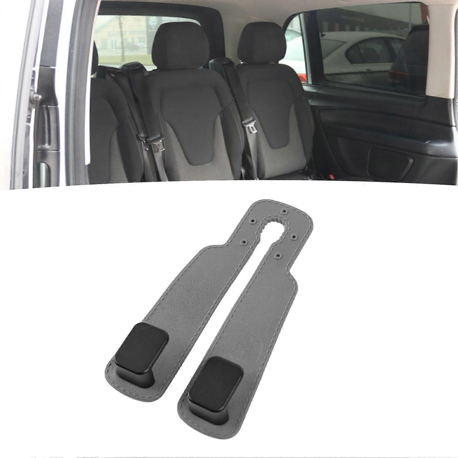 Car Headrest Hook Strong Load Bearing Capacity Multifunction Seat Back Double Hook for Handbags Bags Purses Black