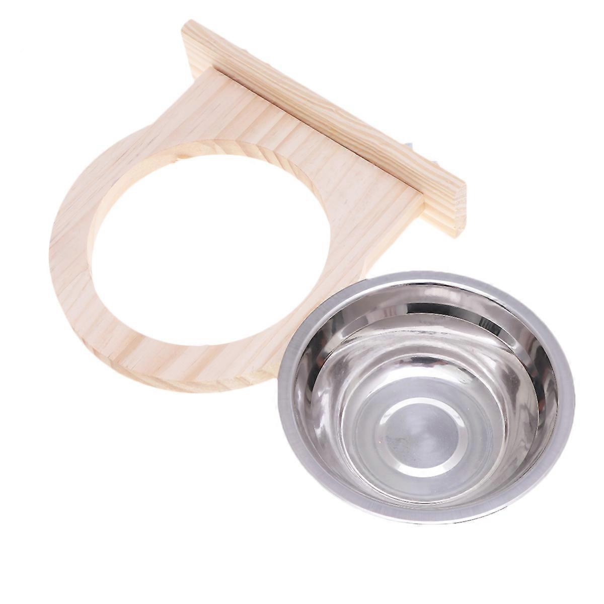 Bird Feeder Bowl Stainless Steel Parrot Feeding Time S Advanced