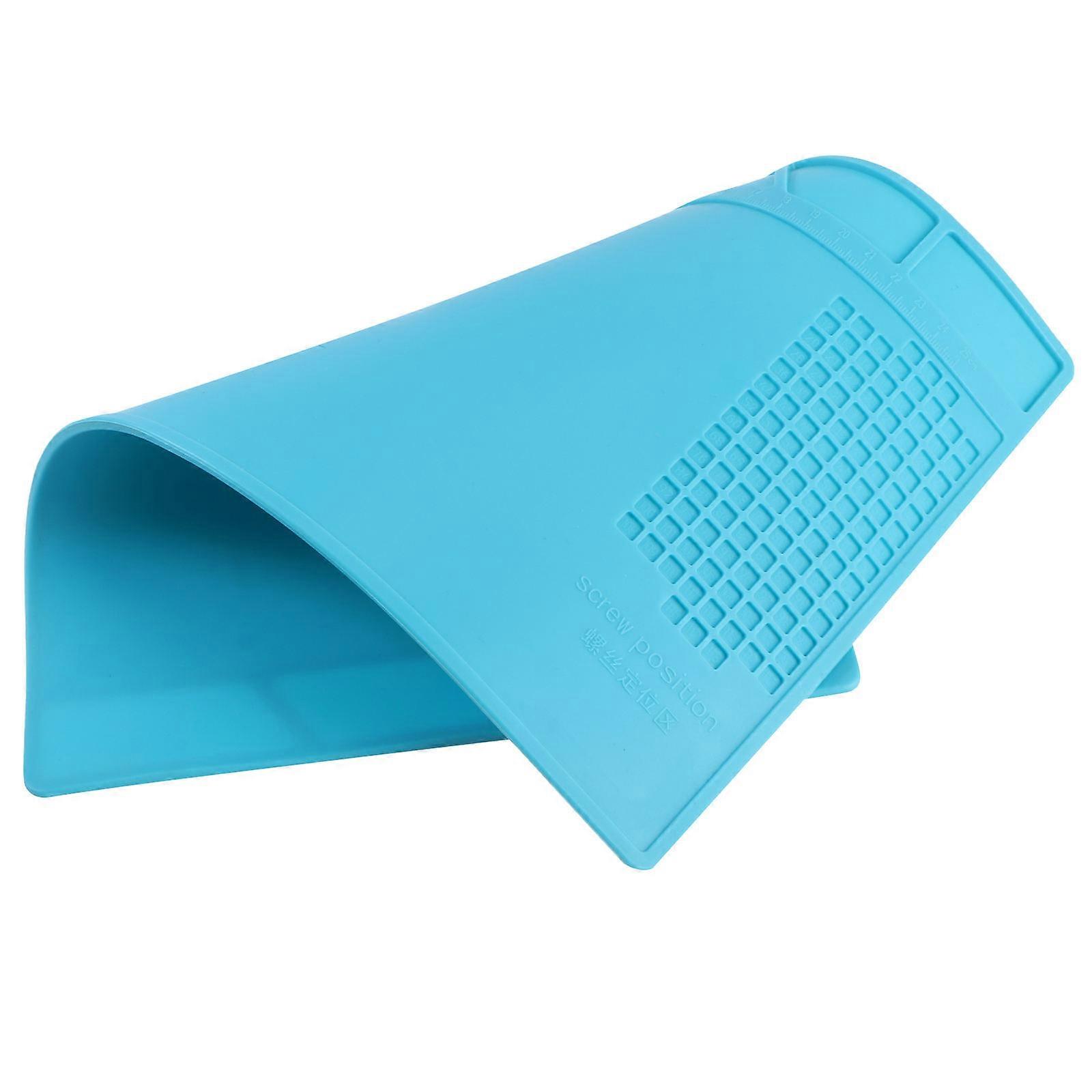 Silicone Iron Rest Pad High Temperature Heat Resistant Soldering Workbench Insulation Pad 1Set