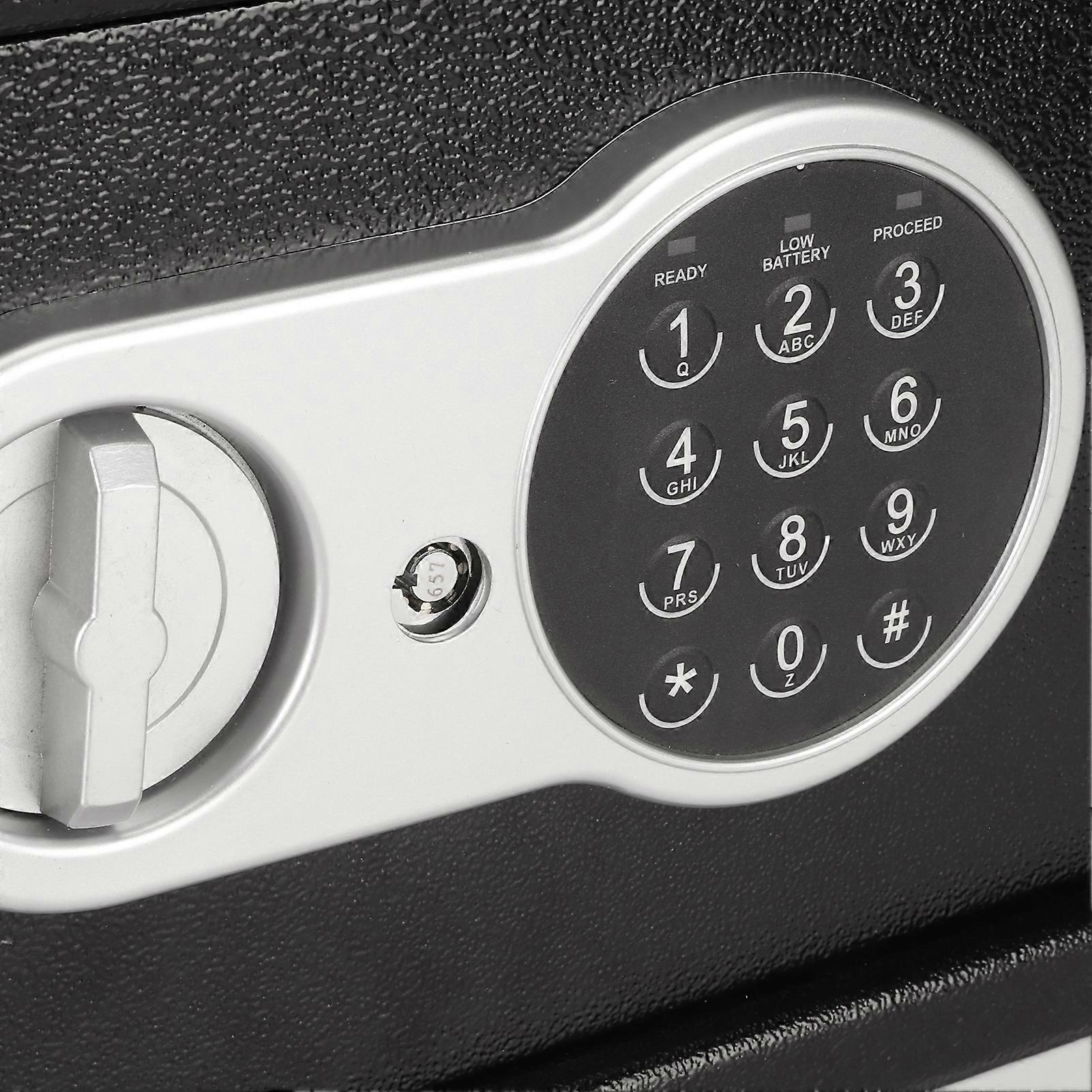 Electronic Password Safes Deposit Box Steel Keypad Lock in Wall Money Security Drop Box for Household Office