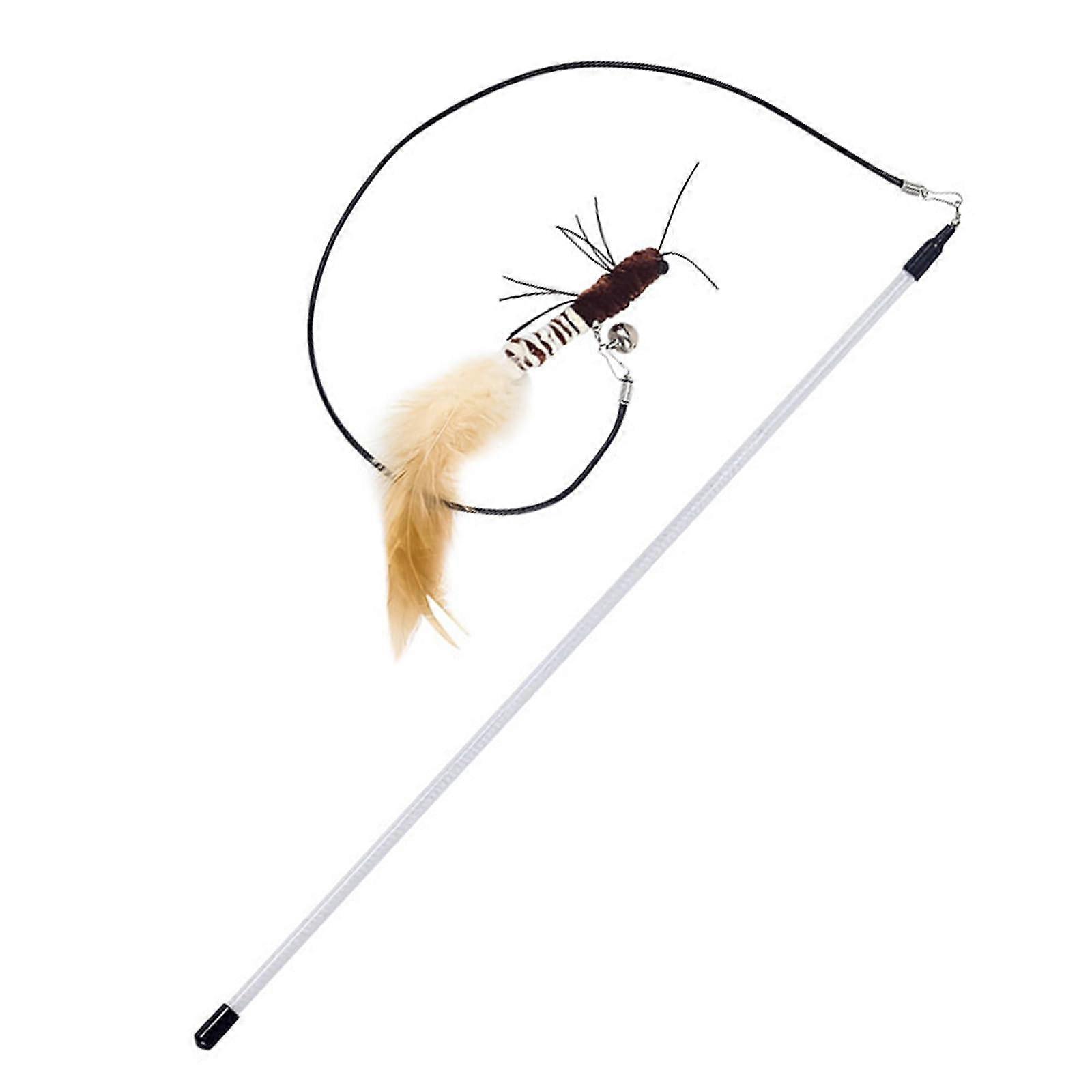 Outdoor Cat Activity Toy Teaser Wand for Cats Hunting Intuition Cats Teaser for Stimulating Hunting Instincts
