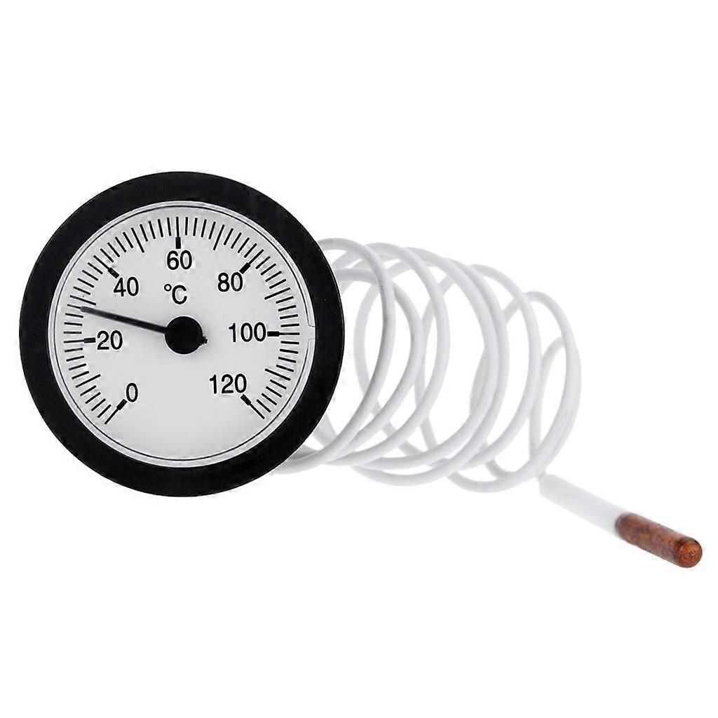 Capillary Temperature Meter 0-120C, Water & Oil, 1 m Probe, Professional Grade