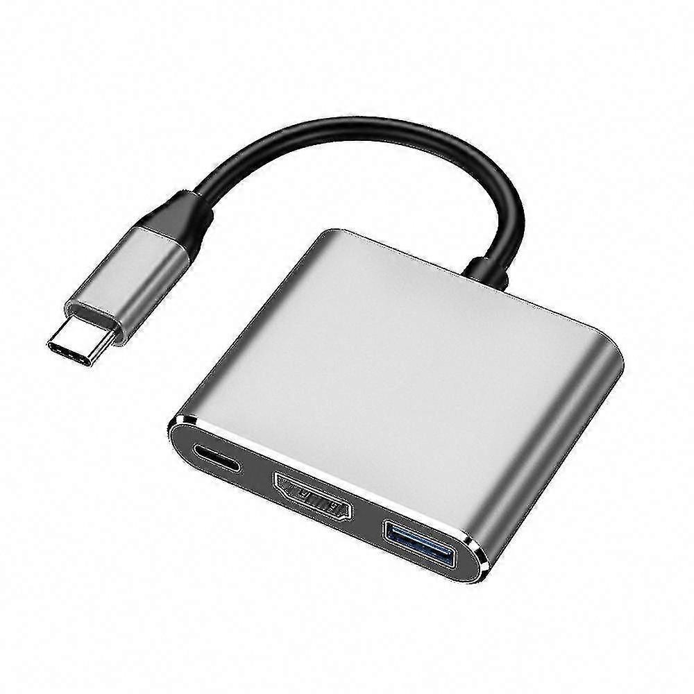 3-in-1 USB-C to 4K HDMI, USB-C & USB 3.0 Multiport Adapter Digital Converter
